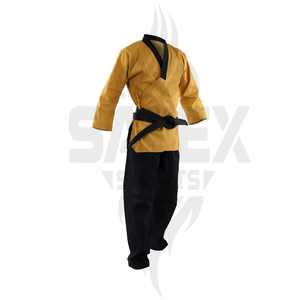 Uniformes de Karate Unisex de Alta Calidad y Durabilidad, Transpirables, de Secado Rápido, de Poliéster y Algodón, con Logotipo Personalizado en la Parte Delantera, para Entrenamiento de Artes Marciales - Product Image 2
