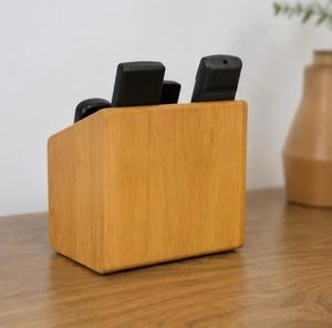 Wooden <b>Remote</b> <b>Control</b> Stand Organizer Holder for Living Room <b>TV</b> Desk Storage Rack - Product Image 3