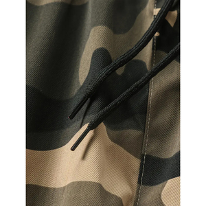 Streetwear Men Heavyweight Cargo Sweatpants Oversized Baggy Multi Pocket Fleece Joggers Cotton Casual Custom Logo Pleated <b>Pants</b> - Product Image 5