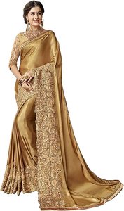 Sari elegante para mujer, ideal para bodas, recepciones, festivales, celebraciones, ocasiones étnicas tradicionales, con un look de diseñador a la moda. - Product Image 4