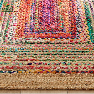 Tapis OEM personnalisables en jute 100% avec étiquetage privé pour la maison et le bureau - Product Image 4