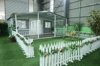 Maison Conteneur Modulaire Préfabriquée Moderne Pliable Portable Extensible Certifiée CE 20ft 40ft Villa 2-4 Appartements