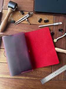 Soft Genuine Leather Notebook <b>Case</b> Refillable Journal Cover Writing Holder Daily Planner NBC-0058 - Product Image 1