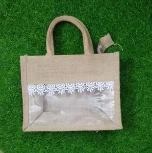 Eco Friendly Jute Multipurpose Storage Bag with Colorful Tree Print Durable Reusable Organizer Tote Large Capacity Home Use - Product Image 6