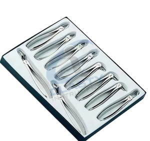 Nouvel ensemble d'instruments dentaires manuels en acier inoxydable avec poignée ergonomique - Kit chirurgical oral complet - Product Image 5