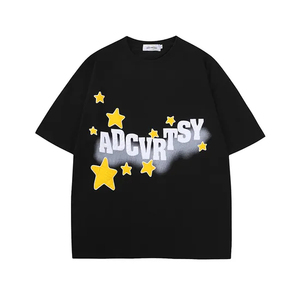 เสื้อยืดผู้ชายผ้าถักพิมพ์ลายพัฟฟ์ แห้งเร็ว ระบายอากาศดี มีสไตล์ ทนทาน เหมาะสำหรับใส่ลำลอง จัดส่งตรงจากโรงงาน - Product Image 1