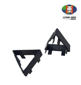 LONGNEW OEM ABS Triangle <b>Corner</b> <b>Bracket</b> with Protective Edge Guard | Custom Injection Molding - Product Image 1