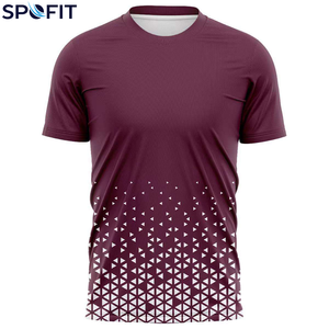 Latest Men's Formal Solid Sublimation T-Shirt Knitted Fabric Summer Style Fashion Color <b>100</b>% <b>Polyester</b> - Product Image 2