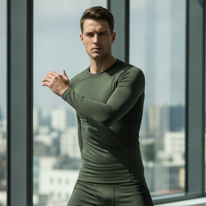 Uniforme de Compresión Sublimado Personalizado para Equipos, Conjunto Deportivo Transpirable de Fútbol, Alta Elasticidad, Ropa Deportiva para Gimnasio y Fitness para Hombre - Product Image 5