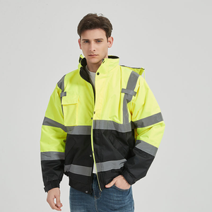 Veste de sécurité personnalisée en polyester imperméable de classe 2 pour l'extérieur, style et confort, logo personnalisé, veste de sécurité - Product Image 6