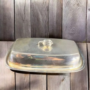 Premium Quality Silver Metal Butter Dish Can Be Used For Hotel Buffet Presentation And Display Handcrafted From India - Product Image 3