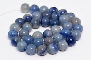 Perles d'aventurine bleue de qualité supérieure, perles rondes en vrac, 4MM 6MM 8MM 10MM, options de lots en gros - Product Image 6