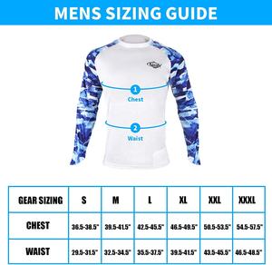 Camisas de Pesca de Marlin de Manga Larga Azul Claro con Diseño Personalizado Serigrafiado, Nueva Llegada, 240g, Antibacterianas y con Protección UV para Hombre - Product Image 4