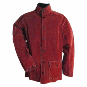 Premium Quality Heavy-Duty Cowhide Split Leather Welders <b>Jacket</b> Industrial Safety Clothing for Body Protection <b>Construction</b> - Product Image 2