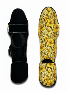 Protège-tibias de Muay Thai légers en matériau personnalisé pour l'extérieur, dernier design, pour entraînement de Kickboxing MMA et arts martiaux, pour hommes - Product Image 4