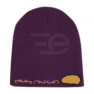 Beanie <b>Hats</b> <b>Winter</b> Knitted <b>Hat</b> Soft Warm Outdoor Casual Headwear Trendy Streetwear Fashionable Beanie <b>Hats</b> - Product Image 2
