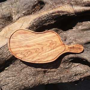 Tabla de Cortar de Madera con Forma de Mango 100% Calidad Premium, Apta para Lavavajillas, para Uso en Utensilios de Cocina - Product Image 4