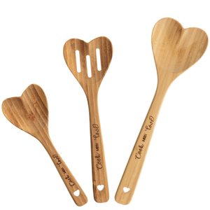 Ensemble de couverts de camping et de voyage écologiques minimalistes en bois (cuillère, fourchette, couteau) - Product Image 2