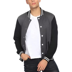 Veste de Baseball Homme Tendance Style Letterman Personnalisée avec Corps en Laine et Manches en Cuir – Service OEM ODM Échantillons Disponibles - Product Image 3