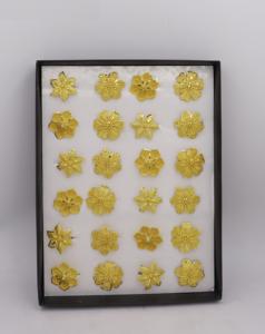 Bagues Bagues de Doigt Dubai Indien Arabe Plaqué Or classique ethnique doré grande taille bagues de doigt taille réglable - Product Image 5