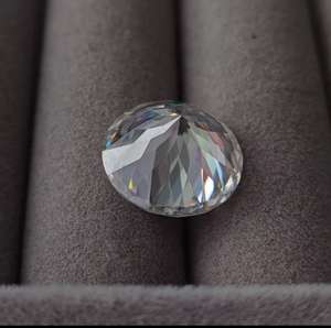 Moissanita de 1 Quilate, Corte Portugués Redondo, Creada en Laboratorio, VVS1, Rara, Blanca Brillante, Piedra Suelta, Dureza 9.25 Moh's, 6.5mm - Product Image 3