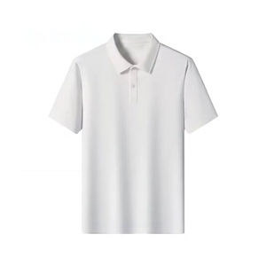 Vente en gros de polos pour hommes à manches courtes 100% coton, polos de golf unis, polos personnalisés 2024 - Product Image 2