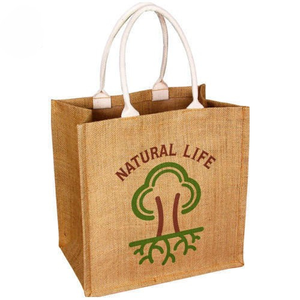 Sac en jute de qualité alimentaire robuste pour le stockage des pommes de terre, des oignons et des céréales - Product Image 1