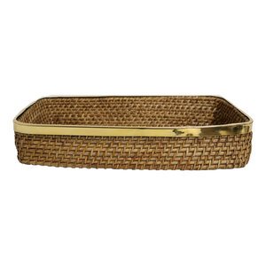 Woven <b>Rattan</b> <b>Storage</b> Home Decor Stylish Wicker Decorative Basket - Product Image 2