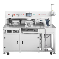 Machine automatique de pose de poches VMA de haute qualité avec système de pliage haut de gamme, modèle à changement rapide pour jeans