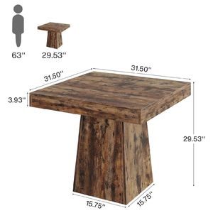 Tavolo da Pranzo Moderno Allungabile con Piano in Legno Massello e Pietra di Marmo, Include Sedie per Sala da Pranzo - Product Image 6