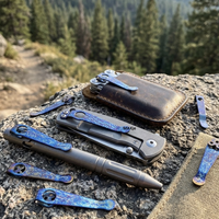 Clip de rechange en titane pour couteau de poche Spyderco Paramilitary 2 (PM2) C81 / C11 / C10, accessoires pour couteau pliant