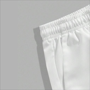 Shorts Blancos para Hombre con Estampado AWE Negro, Cintura con Cordón Ajustable, Estilo Deportivo Casual, 100% Poliéster Transpirable - Product Image 5