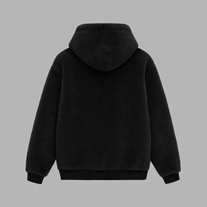 Vestes polaires pour femmes à demi-zip personnalisées OEM de haute qualité, chaudes pour l'hiver, 100 % polyester recyclé, sweats à capuche en polaire Sherpa pour femmes - Product Image 4