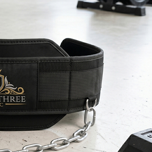 เข็มขัดนีโอพรีนแบบมีโซ่ปรับระดับได้ Regal Three LLc สำหรับการฝึกความแข็งแรง เข็มขัดนีโอพรีนแบบมีโซ่สำหรับทุกเพศ - Product Image 3