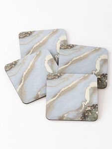 Juego de posavasos artísticos hechos a mano de resina para decoración de mesas y protección de bebidas - Product Image 5