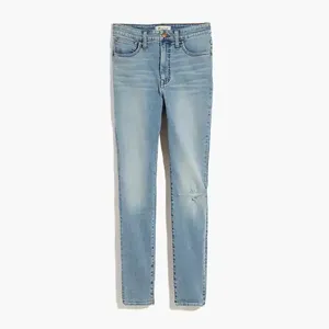 Jeans Jogger Casuales de Cintura Media para Mujer, de Mezclilla Sólida, de Secado Rápido, Leggings de Yoga con Cierre Elástico en la Cintura - Product Image 1