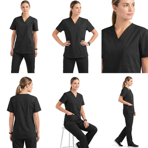 Uniforme de Enfermera Personalizable OEM, Conjunto de Uniforme Médico para Mujer, Ropa de Trabajo para Hospital - Product Image 3