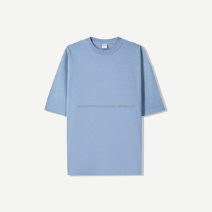 T-shirt vintage surdimensionné à impression numérique personnalisé unisexe 100% coton lourd coupe longue et ample pour hommes - Product Image 5