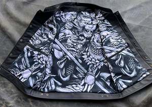 Gilet en cuir pour motard avec patchs personnalisés Club Rocker - Product Image 3