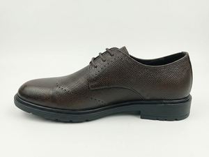 Zapatos Oxford de Negocios para Hombre Dlords, de Cuero Genuino, con Cordones, Punta Cerrada, Color Sólido, Transpirables, con Entresuela de Goma Resistente, para Todas las Temporadas - Product Image 3