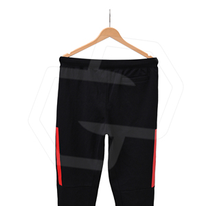 NIZA GEAR Pantalon de jogging noir pour homme, coupe droite, très élastique, en molleton polyester/coton respirant, avec cordon de serrage et poches, décontracté, hiver - Product Image 4