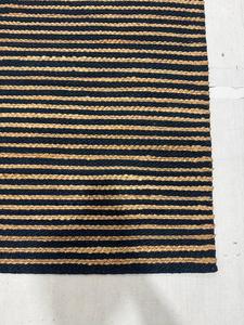 Hand Knotted Striped Jute <b>Rug</b> Handmade Natural Fiber <b>Boho</b> Eco Friendly Customizable Size & Color Living Room Bedroom Floor <b>Rug</b> - Product Image 3
