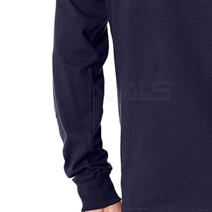 Camiseta de Manga Larga Tejida 100% Algodón para Hombre, Elegante, Ecológica, Transpirable, Cómoda, Perfecta para Uso Diario Informal - Product Image 4