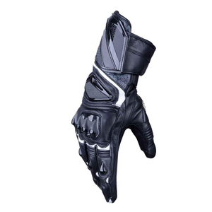 Genuine Leather Vintage Motorcycle Full Finger <b>Gloves</b> Rubber Guard Protection <b>Touchscreen</b> Motorbike <b>Gloves</b> - Product Image 2