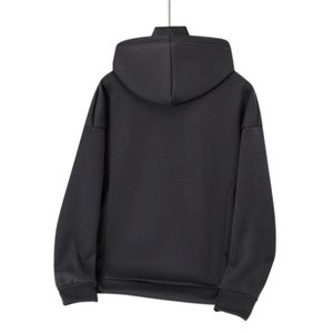 PIHA SPORTS Men's Casual Double Terry Fleece Hoodie Solid Color Warm Windproof Breathable Stylish Zip Pullover Polyester/Cotton - Product Image 1