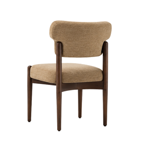 Chaise de salle à manger moderne en teck massif de luxe, durable et rembourrée, pour restaurant, café, hôtel, mobilier d'hôtellerie sur mesure - Product Image 4
