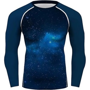 เสื้อกีฬาแขนยาว BJJ rashguard MMA ซับลิเมตสำหรับผู้ชาย - Product Image 3