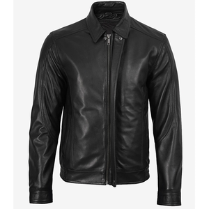 2026 OEM Most Demanding Genuine Black Cowhide Leather <b>Jackets</b> For Men's 100% High Quality Low MOQ Winter Fashion <b>Heated</b> <b>Jackets</b> - Product Image 3