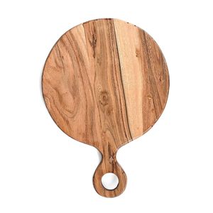 Tabla de Cortar de Madera Hecha a Mano, Forma Cuadrada, Acabado Natural, Reutilizable, Apta para Lavavajillas, 1.3 cm de Grosor, Utensilios de Cocina para Cortar - Product Image 1