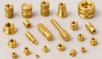 Raccord réducteur forgé en laiton CNC 1/4" NPT à basse pression, insert hexagonal, vente chaude
